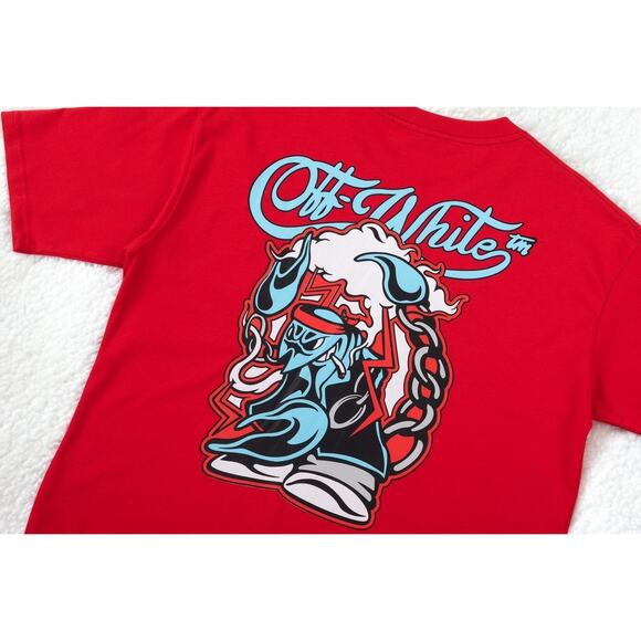 OFF-WHITE Crew neck, short sleeves Size: M - Picture 5 of 6